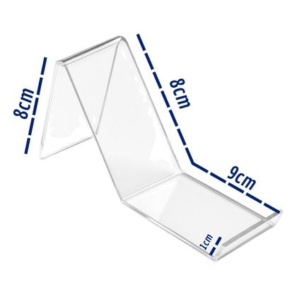 Imagem de Kit 5 Pçs Expositor Calçados Feminino Suporte Sandália Vitrine Balcão Bancada Loja Comercio Display