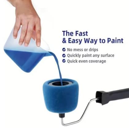 Imagem de Kit 5 Pçs Rolo Pintura Inteligente Sem Sujeito Paint Roller