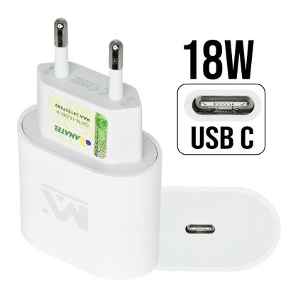 Imagem de Kit 5 Peças Carregadores Tipo C Para Tipo C Com Fonte Turbo Resistente Bivolt 