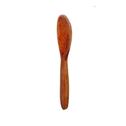 Imagem de Kit 5 Pecas Colher de Pau Reforcada Madeira 28cm Utensilio para Cozinha Colher de Pau