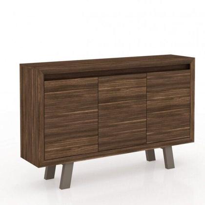 Imagem de Kit 5 Peças com Escrivaninha, Gaveteiro, Armário Multiuso Baixo, Estante e Balcão