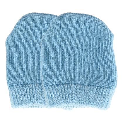 Imagem de Kit 5 Peças Conjunto Enxoval Azul Claro Para Bebê Roupa Recem Nascido