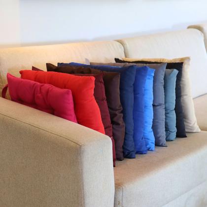 Imagem de Kit 5 Peças Futton 40x40cm Com Diversas Cores Futon P/ Cadeiras Banquetas Pallets Almofadas Sofás Macio 