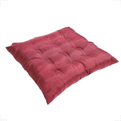 Imagem de Kit 5 Peças Futton 40x40cm Com Diversas Cores Futon P/ Cadeiras Banquetas Pallets Almofadas Sofás Macio 