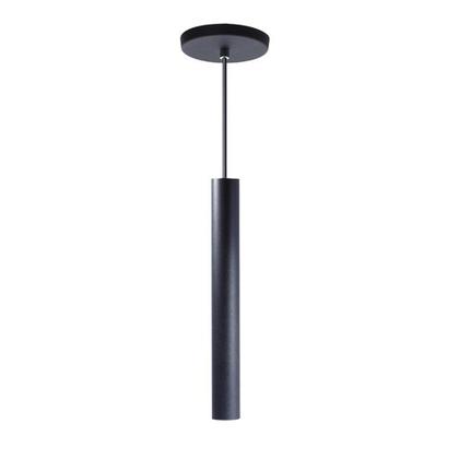 Imagem de Kit 5 Pendente Tubo Preto 30 Cm + Lâmpada LED Branco Neutro