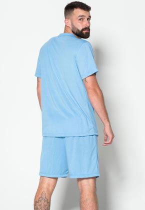 Imagem de Kit 5 Pijamas Gola V Masculino Fechado Conjunto Curto