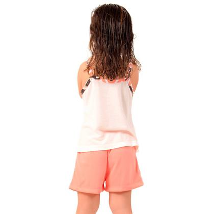 Imagem de Kit 5 Pijamas Infantil Curto Vekyo Modas Menina Roupa de Criança Short e Regata Alça Malha