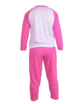 Imagem de Kit 5 Pijamas Infantil Menina Inverno de frio conjunto calça blusa de criança para dormir em malha