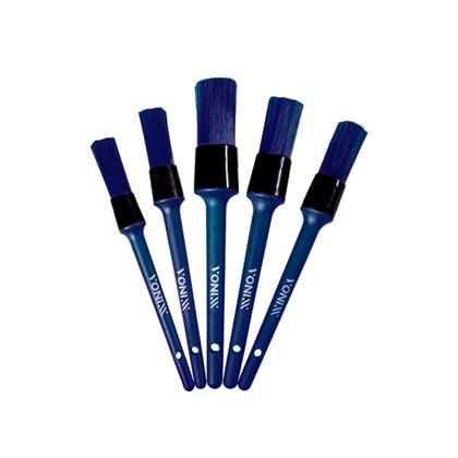 Imagem de Kit 5 Pincéis para Detalhamento Interno e 5 Pincéis para Detalhamento Externo