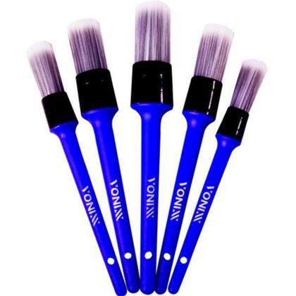 Imagem de Kit 5 pinceis vonixx detalhamento automotivo parte interna