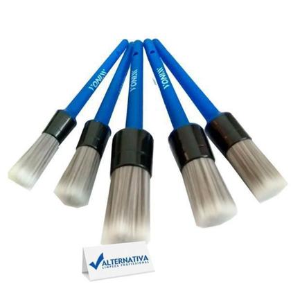 Imagem de Kit 5 pinceis vonixx detalhamento automotivo parte interna