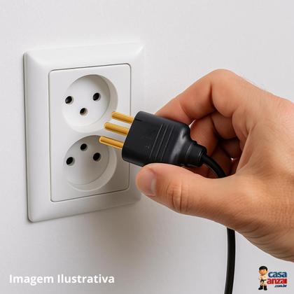 Imagem de KIT 5 Pino macho MG 2P+T 10A Preto (PLDI-3)