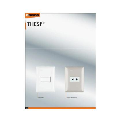 Imagem de Kit 5 Placas 4X2 Para 3 Módulo Thesi Bticino M5P3 C Suporte