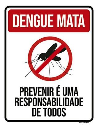 Imagem de Kit 5 Placas Dengue Mata Previnir Responsabilidade