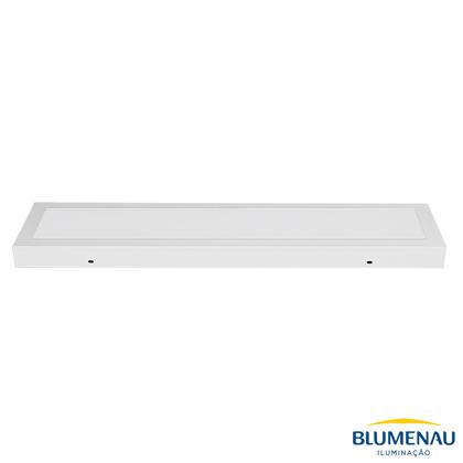 Imagem de Kit 5 Plafon Retangular Sobrepor 15x60cm 20w Branco Neutro 4100K