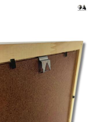 Imagem de Kit 5 Porta Retratos 10x15 A6 Moldura Preta Com Vidro