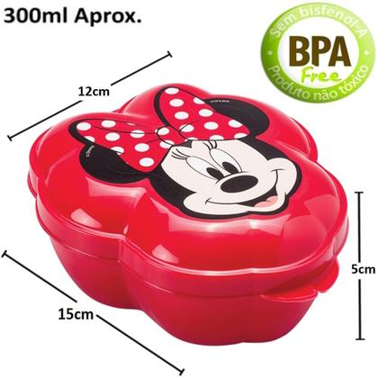 Imagem de Kit 5 Pote Lembrancinhas Festa Infantil Minnie Plasutil