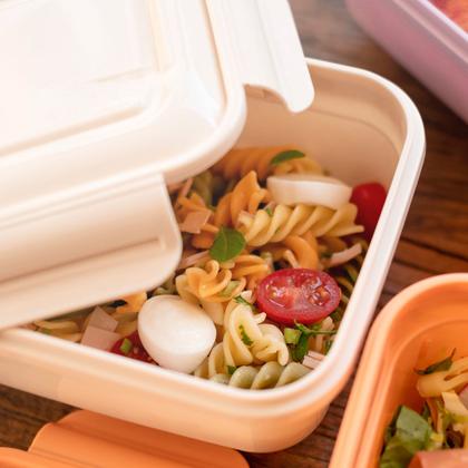 Imagem de Kit 5 Potes C/ Tampa Quadrado 3x 400ml + 2x 1400 ml Marmita Micro-ondas Comida Conjunto Plástico - Rischioto