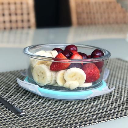 Imagem de KIT 5 Potes de Vidro Redondo com Tampa Hermética 620ml