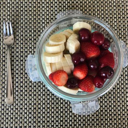 Imagem de KIT 5 Potes de Vidro Redondo com Tampa Hermética 620ml