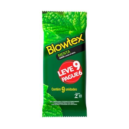 Imagem de Kit 5 Preservativo Blowtex Menta Leve 9 Pague 6 unidades