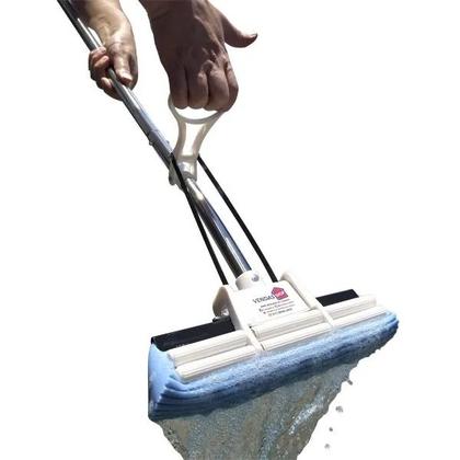 Imagem de Kit 5 Refil Para Rodo Mágico Original 27 cm Espuma Absorvente PVA Limpa e Seca