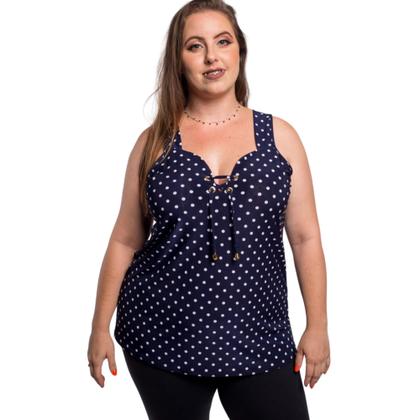 Imagem de Kit 5 Regata Alça larga Malha Fria Liganete Senhoras Plus Estampada Sortidas