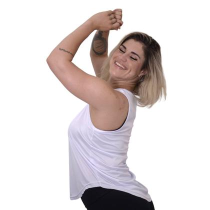 Imagem de KIT 5 Regata Feminina Dry Fitness Tapa Bumbum Longline