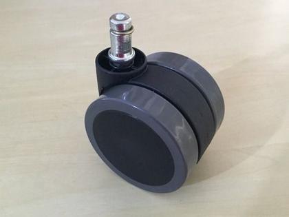 Imagem de Kit 5 Rodizios Roda 65mm Nylon/pu Cadeira Escr. Cavaletti