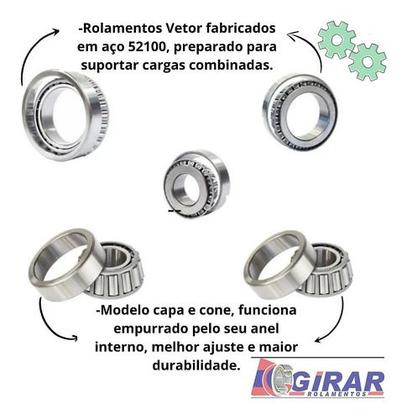 Imagem de Kit 5 Rolamentos Caixa Transferencia Ford Fusion V6 / Edge