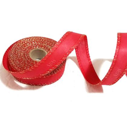 Imagem de Kit 5 Rolos Fita Tnt 2cm Com Fio Metalizado 10m Cada