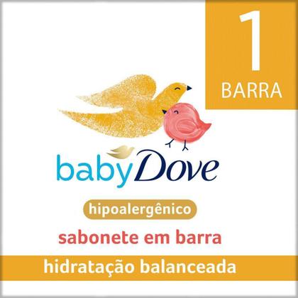Imagem de Kit 5 Sabonete na Barra Baby Dove Hidratação Balanceada 75g