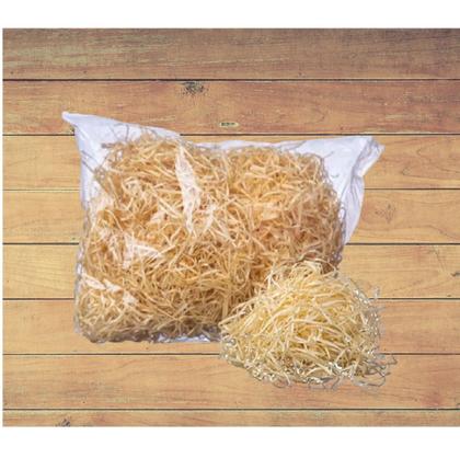 Imagem de Kit 5 sacos Palha seca Fina Natural Decoração Festa Junina