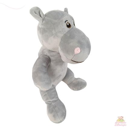 Imagem de Kit 5 Safari De Pelúcia Nacional Presente Nicho Brinquedo Decoração Festa Bebê Deluxe Elefante Girafa Leão Macaco Hipopótamo