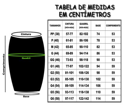 Imagem de Kit 5 Saias Femininas Lápis Moda Evangélica Elástico Estampas Sortidas Suplex PP ao Plus Size