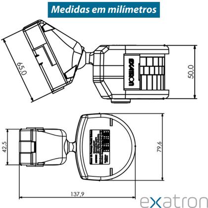 Imagem de Kit 5 Sensor Presença Frontal Externo Smart X-Control Temporizador