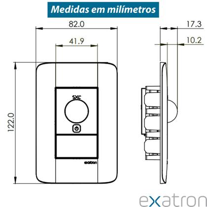 Imagem de Kit 5 Sensor Presenca Residencial 4x2 Fotocelula Smart X-Control