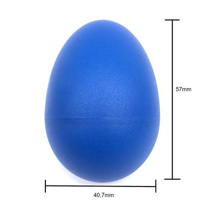 Imagem de KIT 5 Shaker ovo plastico chocalho AZUL egg