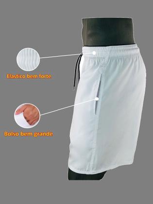 Imagem de KIT 5 Shorts Bermudas masculino tactel com elastano moda praia  futebal sacagem rapido conforto