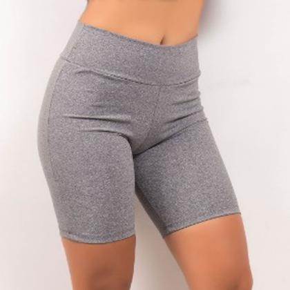 Imagem de Kit 5 Shorts Legging Longo Feminino Cintura Alta Suplex Academia Corrida Atacado