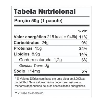 Imagem de Kit 5 snack proteico salgadinho e whey protein requeijão 50g