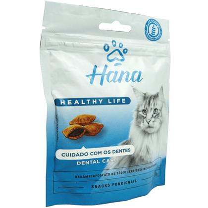 Imagem de Kit 5 Snacks Hana Healthy Life Dental Care Para Gatos Adultos 60g