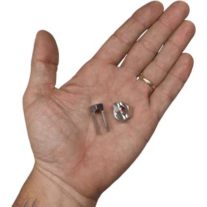 Imagem de Kit 5 Split Bolt Conector Parafuso Fendido 16mm para Emenda Cabos