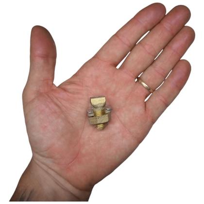 Imagem de Kit 5 Split Bolt de Bronze 25mm Parafuso Fendido para Emenda Cabos Bimetálico