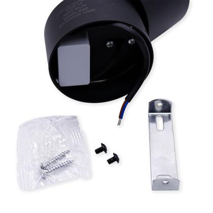 Imagem de Kit 5 Spot Led Sobrepor Preto Redondo Luz Direcionável Bivolt 10w Luz Frio