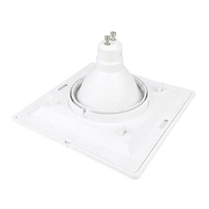 Imagem de Kit 5 Spots Embutir Direcionável Recuado 14x14cm E27 Par20