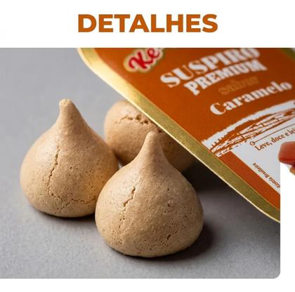 Imagem de Kit 5 Suspiro Premium 80g Sabores Merengue Crocante Doces