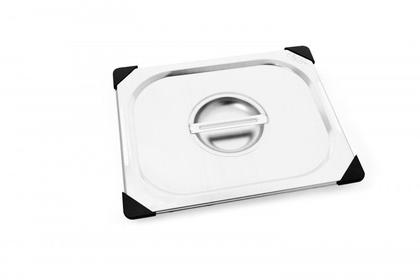 Imagem de Kit 5 tampa para cuba inox recortada 1/2 gn p/ buffet