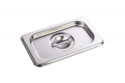 Imagem de Kit 5 tampa para cuba sem recorte inox 1/9 gn p/ buffet