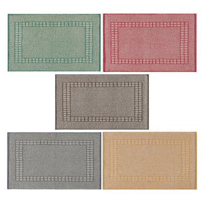 Imagem de Kit 5 Tapetes Banheiro Saída Box Piso Mali Felpudo Secagem Rápida
